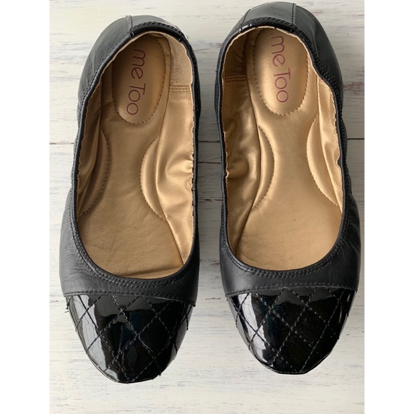 Me Too | black slip on flats | foldable travel shoes - Picture 2 of 8
